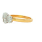 Oval shaped diamond 3 stone ring - 1.80cts