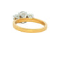 Oval shaped diamond 3 stone ring - 1.80cts