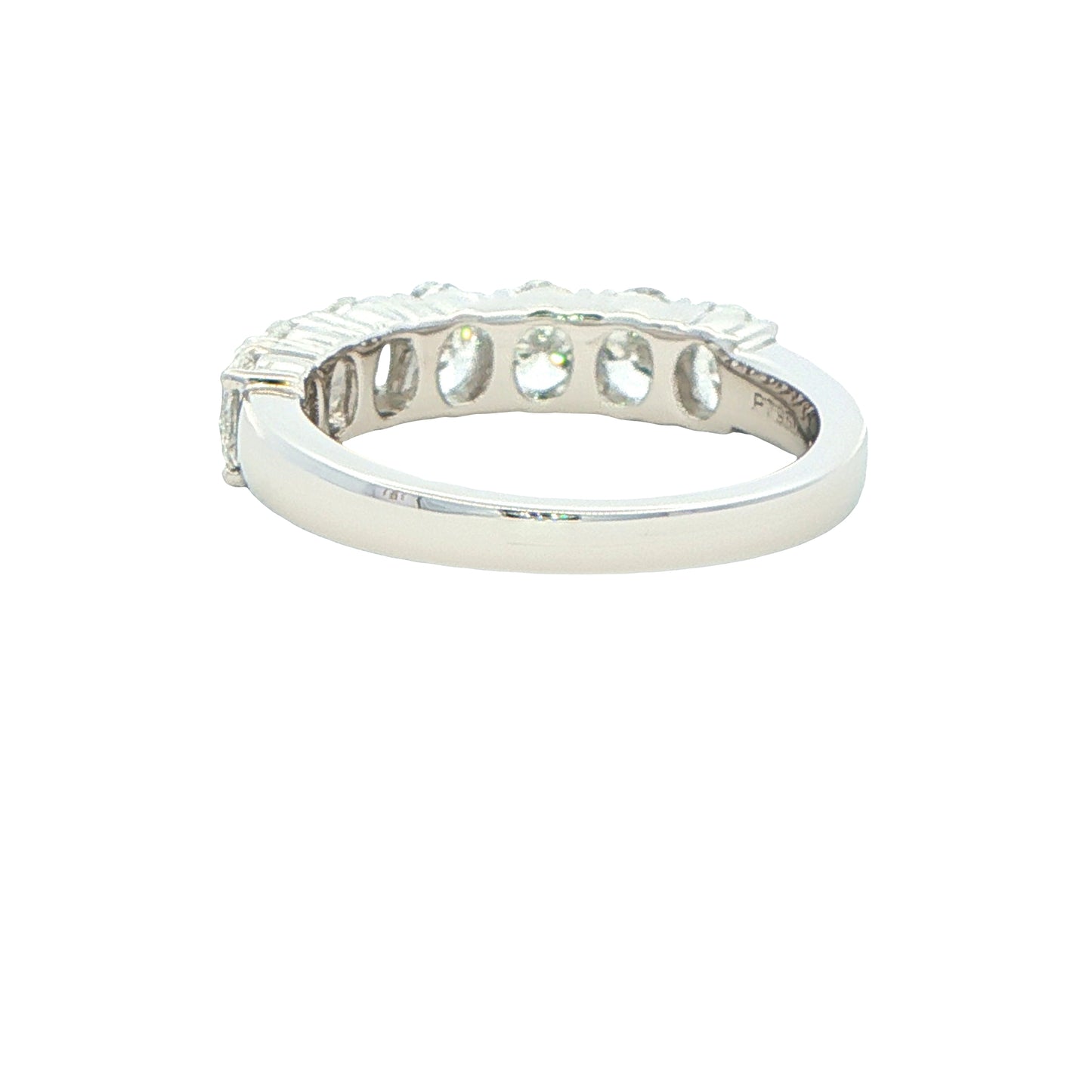 Oval Shaped Diamond 7 Stone Eternity Style Ring - 1.40cts Gardiner Brothers