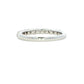 Round Brilliant Cut Diamond Bar Set Wedding Band