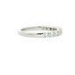 Round Brilliant Cut Diamond Bar Set Wedding Band