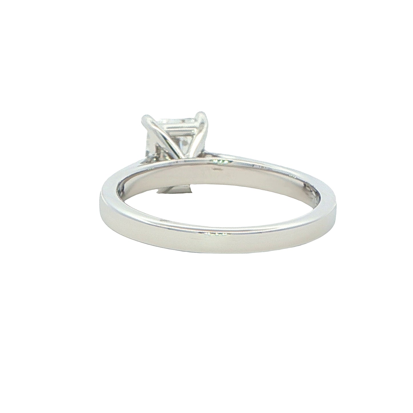 Radiant cut diamond solitaire ring - 1.20cts