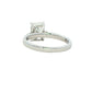 Radiant cut diamond solitaire ring - 2.00cts