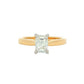 Emerald cut diamond solitaire ring - 0.90cts Gardiner Brothers