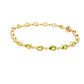 Pear Shaped Peridot and round brilliant cut diamond bracelet Gardiner Brothers