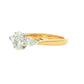 Oval and pear shaped diamond 3 stone ring - 1.09cts Gardiner Brothers