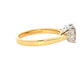 Radiant cut Cognac diamond 3 stone ring - 1.60cts Gardiner Brothers