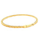 Yellow Gold Flex Tennis Style Diamond Bangle Gardiner Brothers