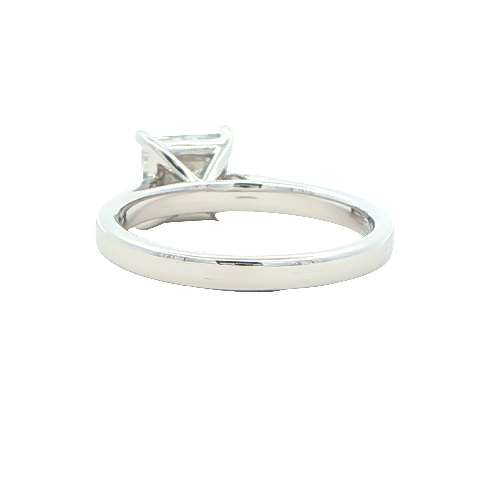 Platinum princess cut diamond solitaire ring - 1.52cts Gardiner Brothers