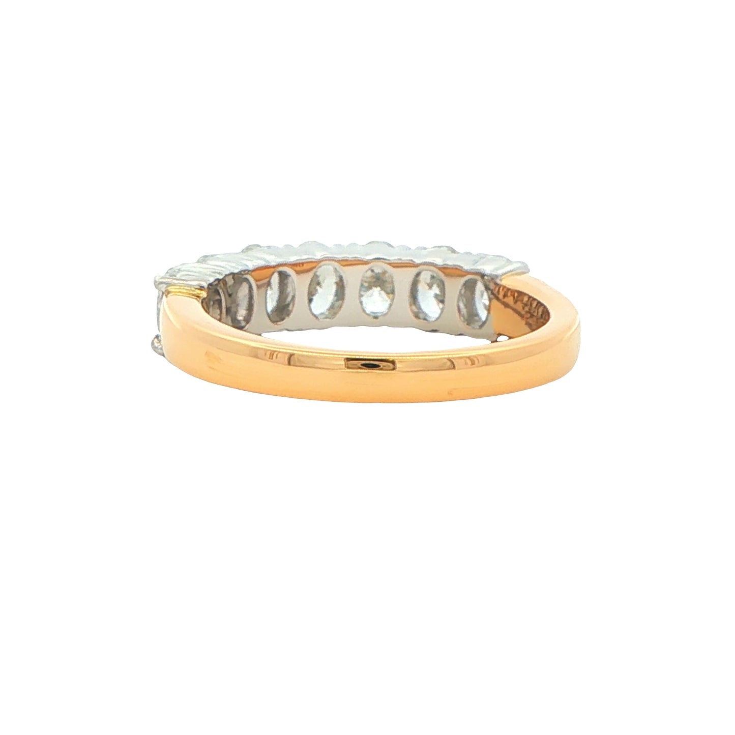 Oval Shaped Diamond 7 Stone Eternity Style Ring - 1.38cts Gardiner Brothers