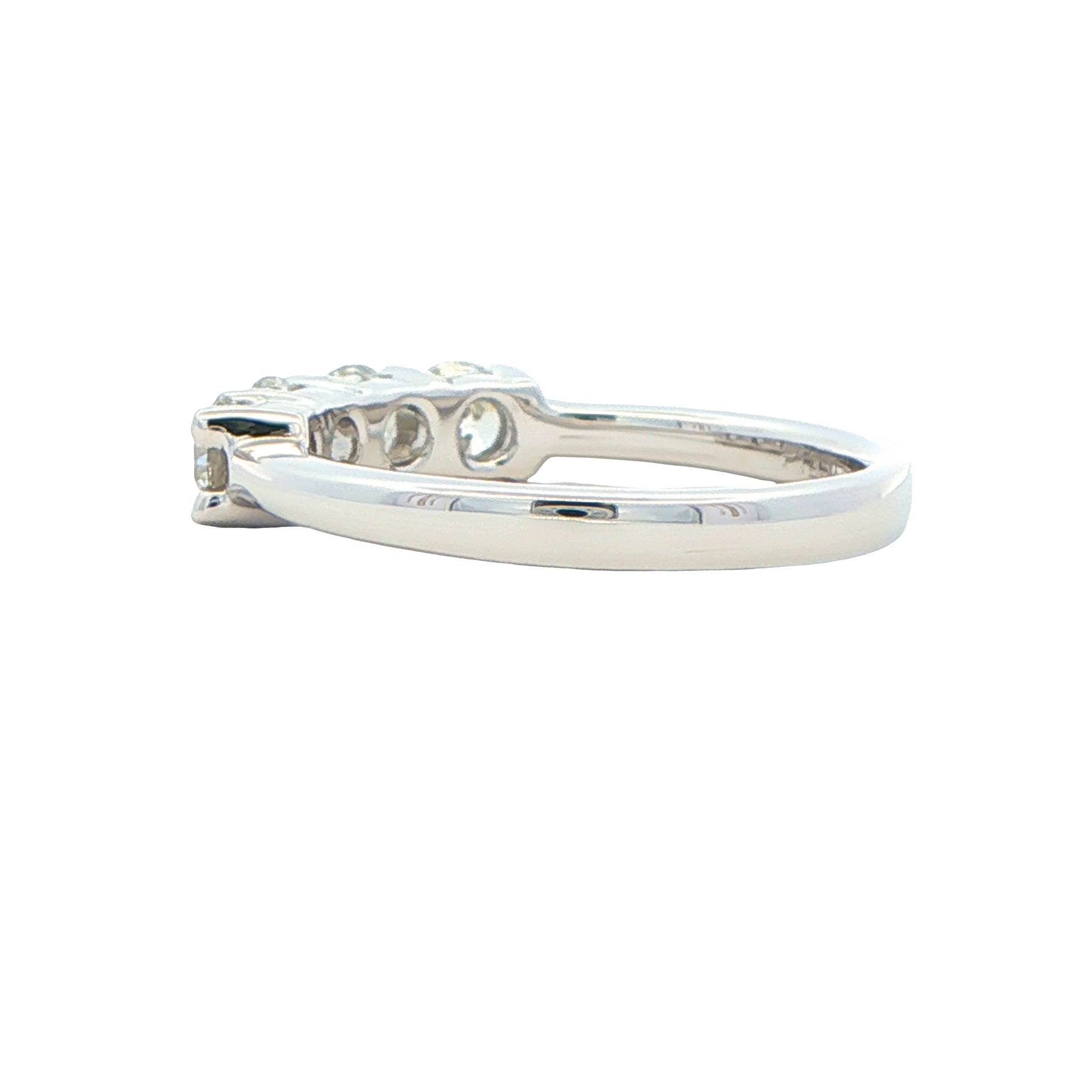 Round Brilliant Cut 4 Stone Diamond Eternity Ring - 1.00cts gardiner-brothers