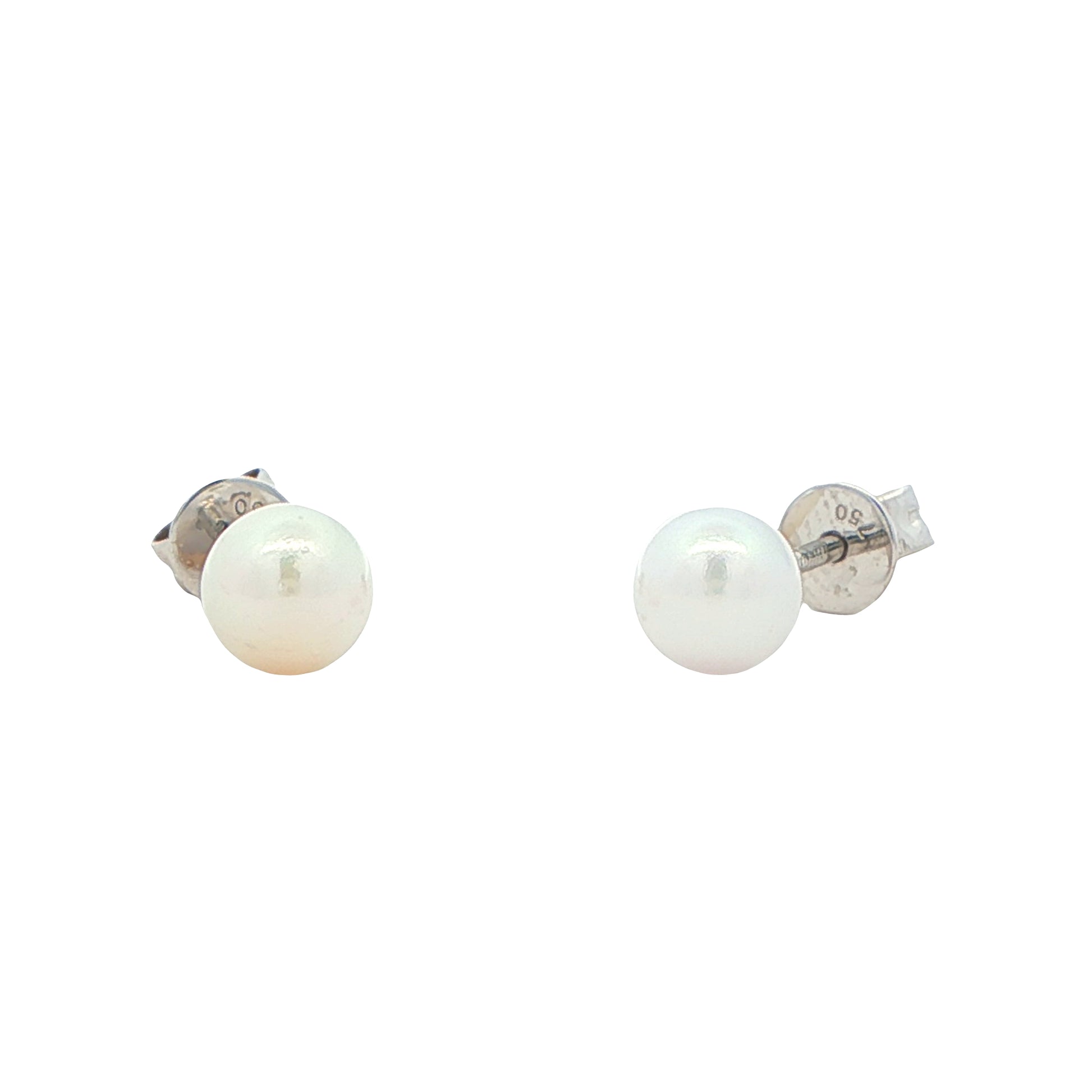 Akoya 5mm Pearl Earrings Gardiner Brothers