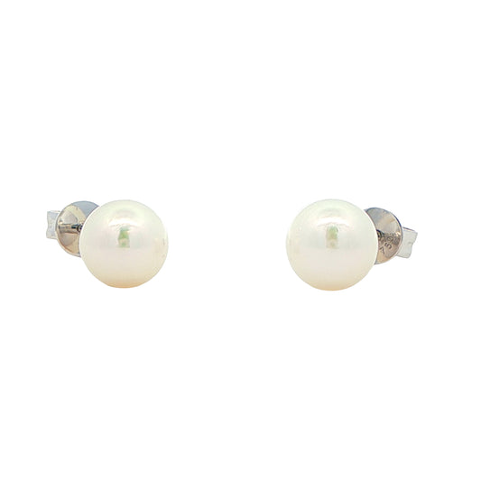 Akoya 6mm Pearl Earrings Gardiner Brothers