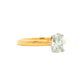 Yellow Gold Oval Shaped Diamond Solitaire Ring - 0.70cts Gardiner Brothers