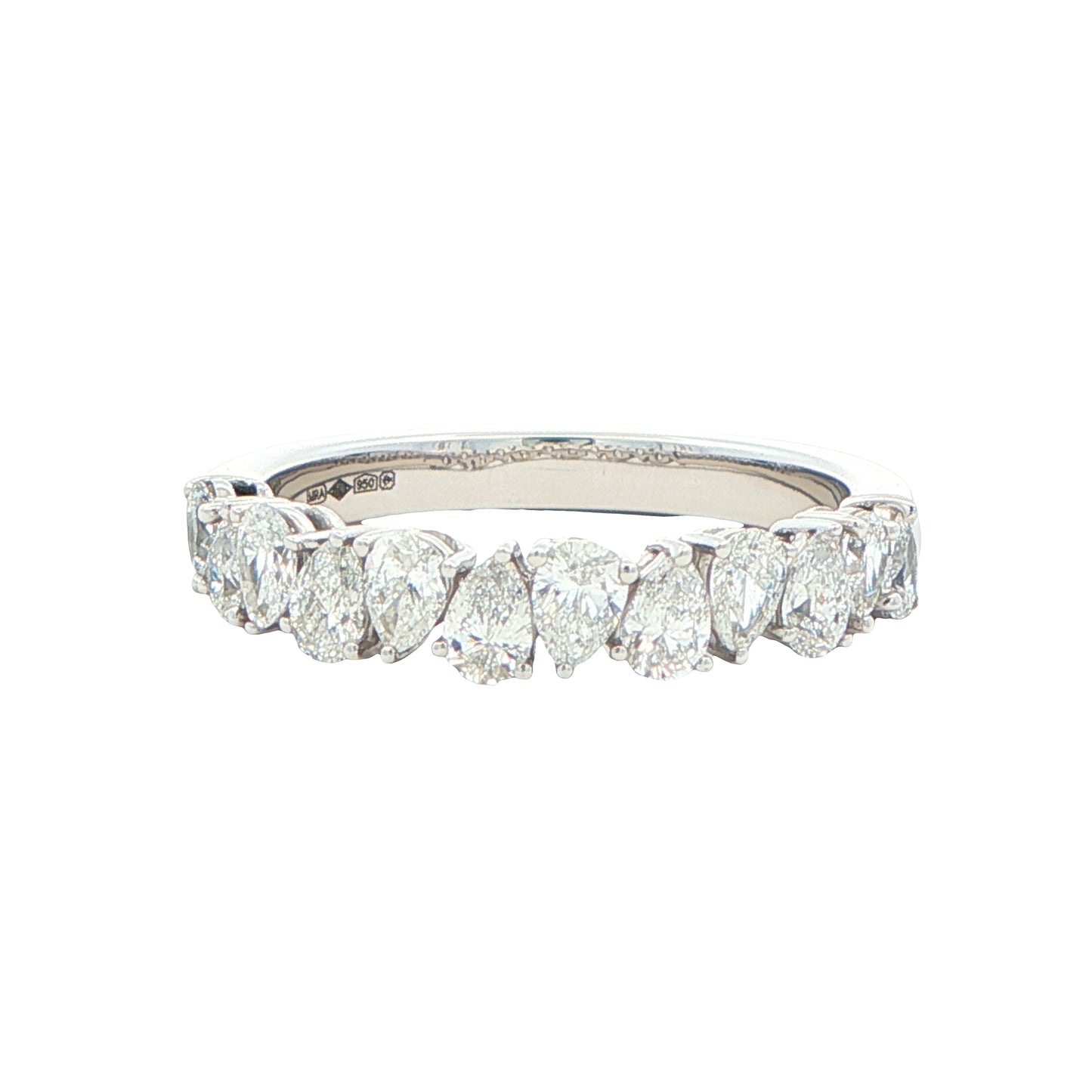 Pear Shaped Diamond Eternity Style Ring - 1.00cts Gardiner Brothers