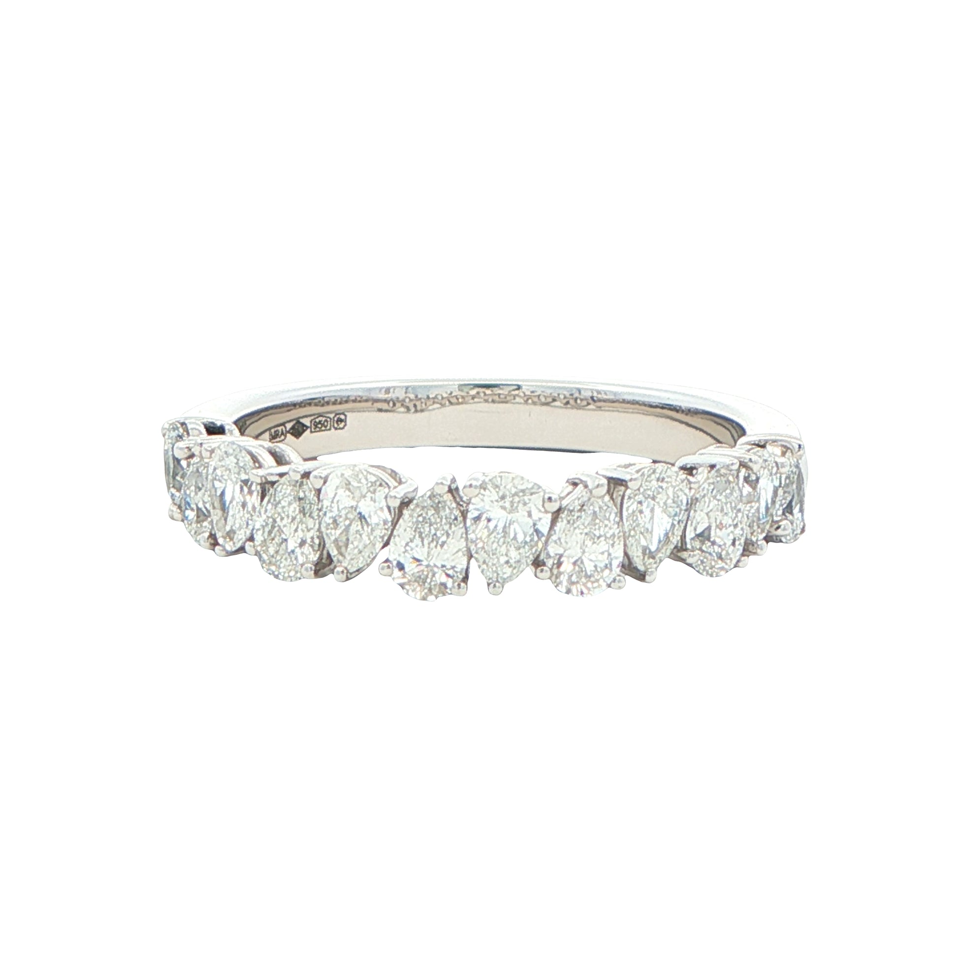 Pear Shaped Diamond Eternity Style Ring - 1.00cts Gardiner Brothers