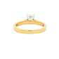 Yellow Gold Emerald Cut Diamond Solitaire Ring - 1.00cts Gardiner Brothers