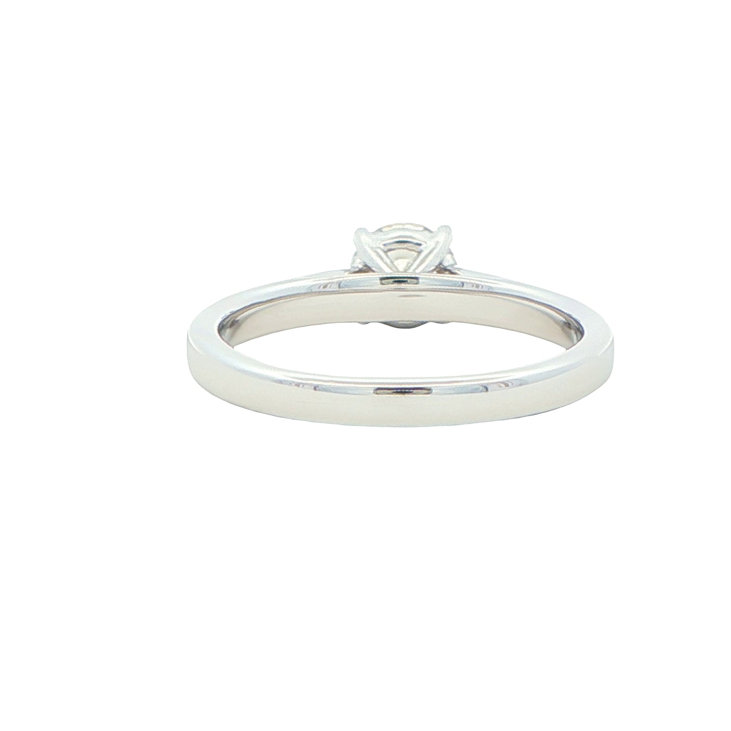 Platinum Round Brilliant Cut Diamond Solitaire Ring - 0.70cts Gardiner Brothers