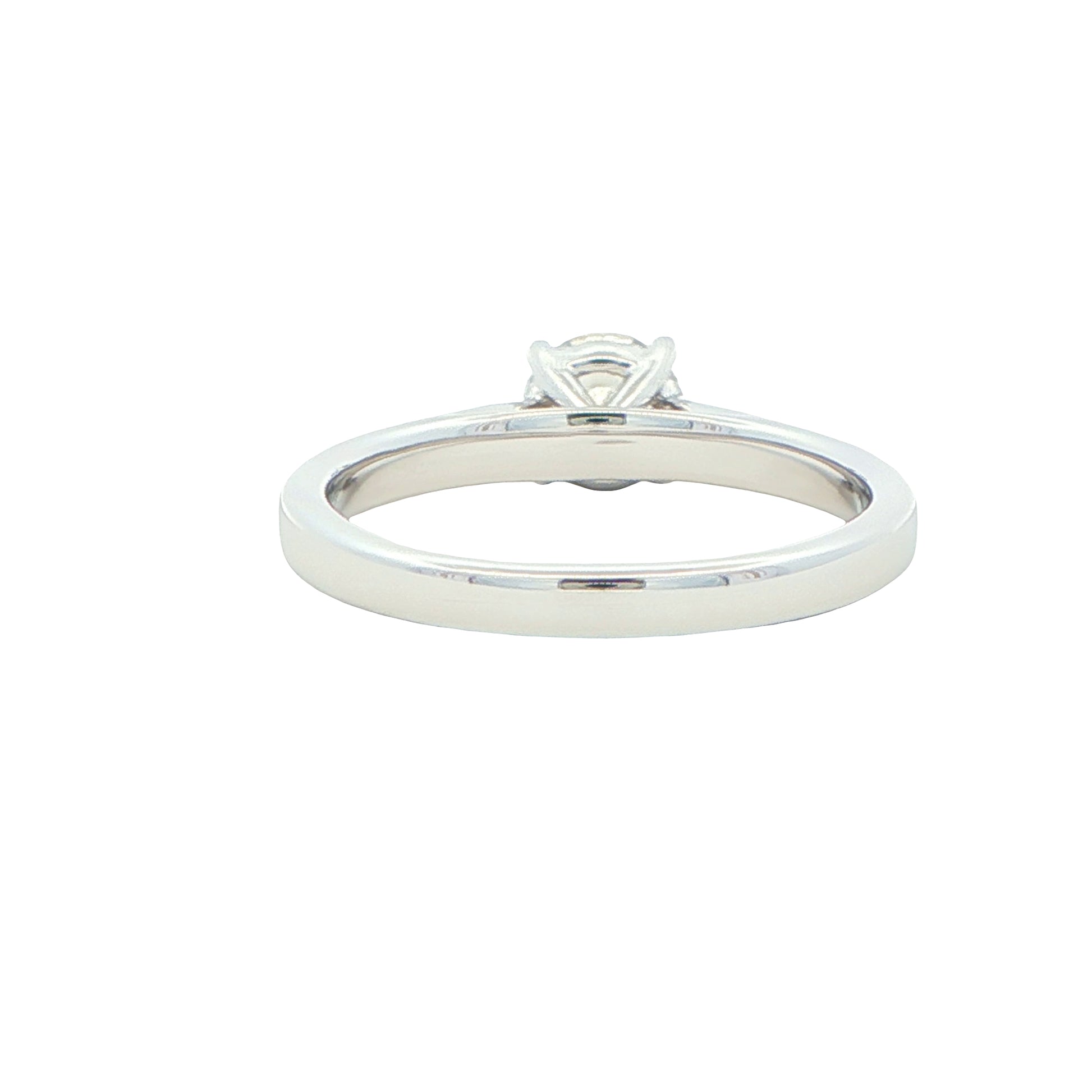 Platinum Round Brilliant Cut Diamond Solitaire Ring - 0.70cts Gardiner Brothers