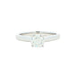 Platinum Round Brilliant Cut Diamond Solitaire Ring - 0.70cts Gardiner Brothers