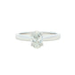 Platinum OVAL CUT DIAMOND SOLITAIRE RING - 0.60CTS Gardiner Brothers
