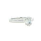 Platinum OVAL CUT DIAMOND SOLITAIRE RING - 0.60CTS Gardiner Brothers