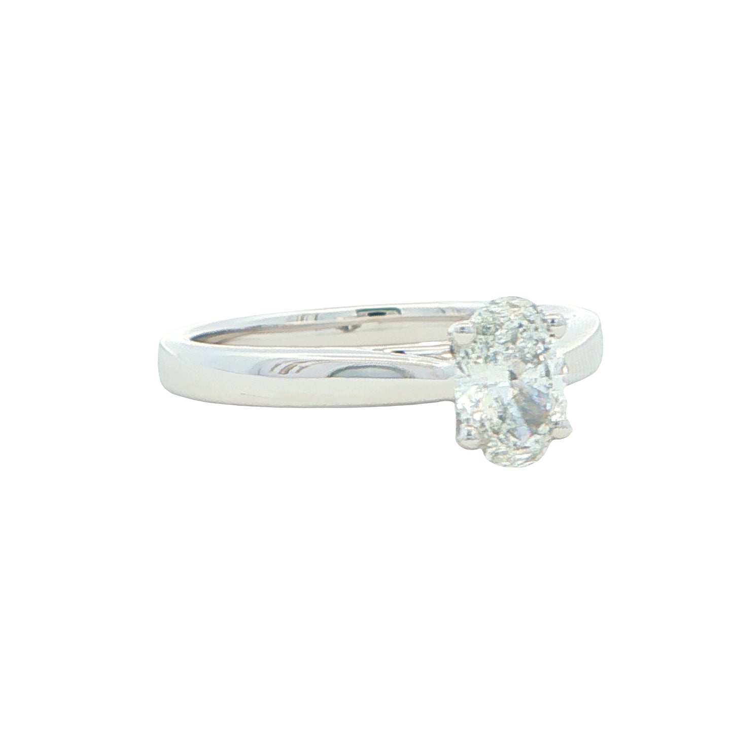 Platinum OVAL CUT DIAMOND SOLITAIRE RING - 0.60CTS Gardiner Brothers