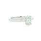 Platinum oval diamond solitaire ring - 0.81cts Gardiner Brothers