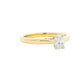 Yellow Gold Oval Shaped Diamond Solitaire Ring - 0.40cts Gardiner Brothers