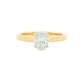 Yellow Gold Oval Shaped Diamond Solitaire Ring - 0.70cts Gardiner Brothers