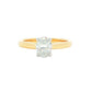 Yellow Gold Oval Shaped Diamond Solitaire Ring - 0.80cts Gardiner Brothers