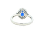 Sapphire AND DIAMOND FANCY CLUSTER STYLE RING Gardiner Brothers