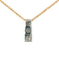 Round Brilliant Cut Diamond 3 Stone Drop Pendant - 0.94cts Gardiner Brothers