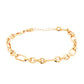 Yellow Gold Rectangular Shaped Link Bracelet Gardiner Brothers