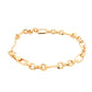 Yellow Gold Rectangular Shaped Link Bracelet Gardiner Brothers