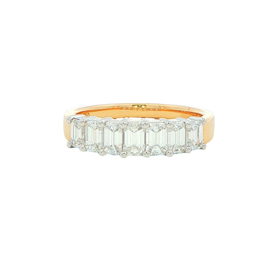 Emerald Cut Diamond Eternity Style Ring - 1.12cts Gardiner Brothers