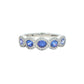 Tanzanite and Diamond Halo Style Dress Ring Gardiner Brothers