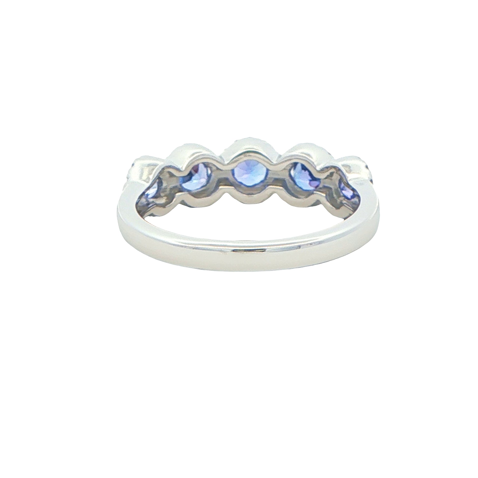 Tanzanite and Diamond Halo Style Dress Ring Gardiner Brothers