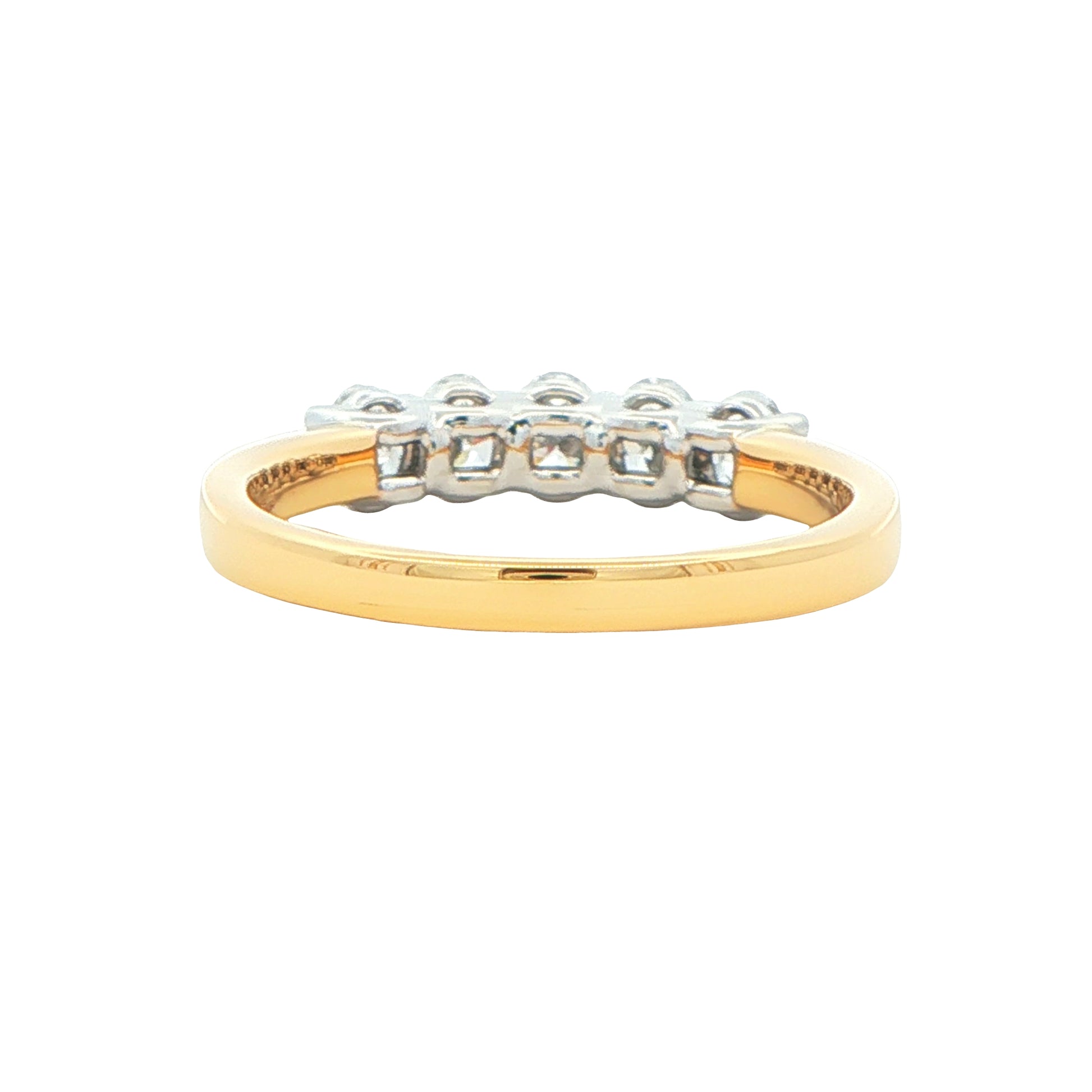 Oval shaped diamond 5 stone eternity ring - 1.00cts Gardiner Brothers