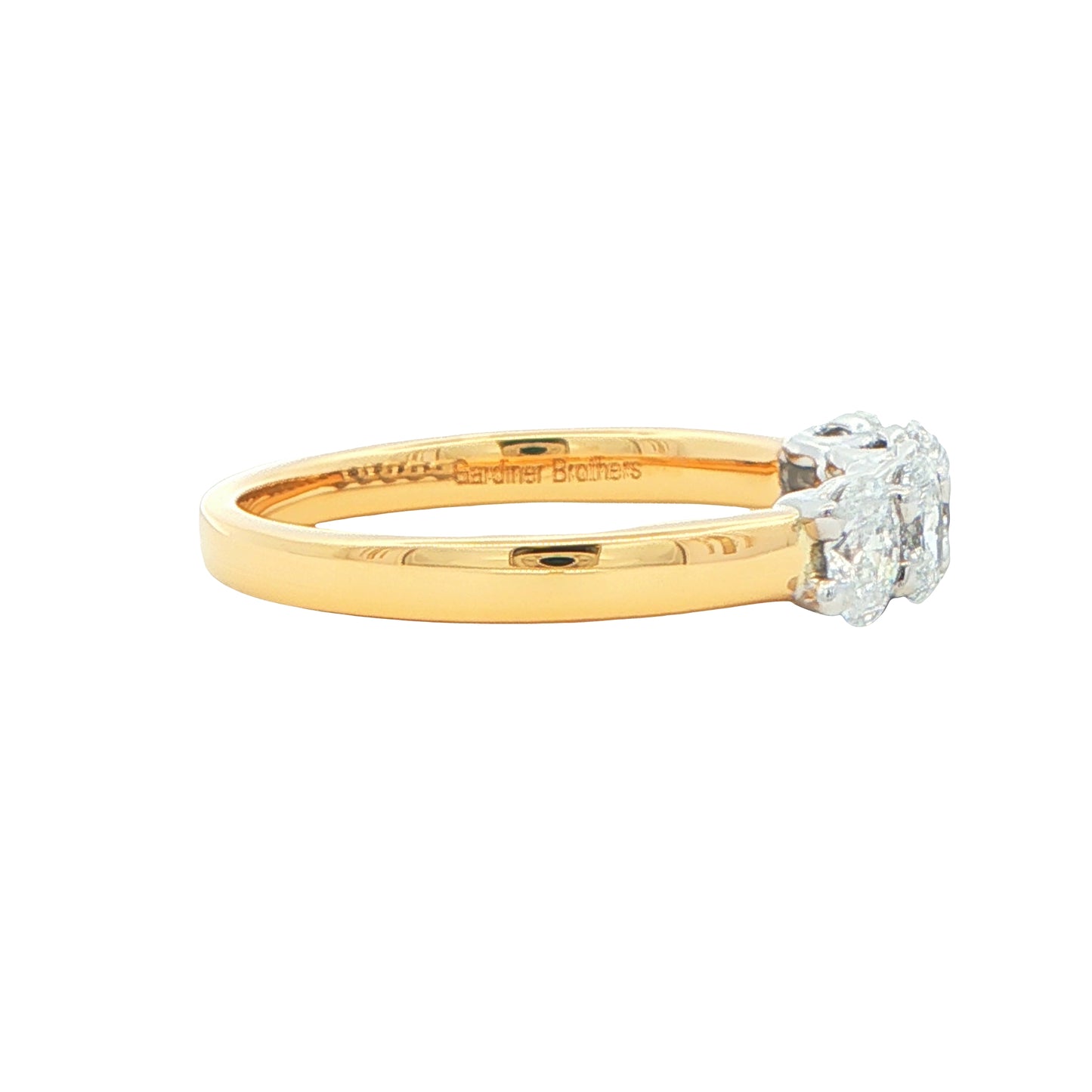 Oval shaped diamond 5 stone eternity ring - 1.00cts Gardiner Brothers
