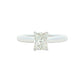 Platinum Radiant Cut Diamond Solitaire Ring - 0.90cts Gardiner Brothers