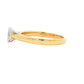 Yellow Gold Oval Shaped Diamond Solitaire Ring - 0.50cts Gardiner Brothers