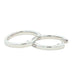 Round Brilliant cut diamond hoop earrings 16mm - 0.50cts Gardiner Brothers