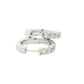 Round Brilliant cut diamond hoop earrings 16mm - 1.00cts Gardiner Brothers