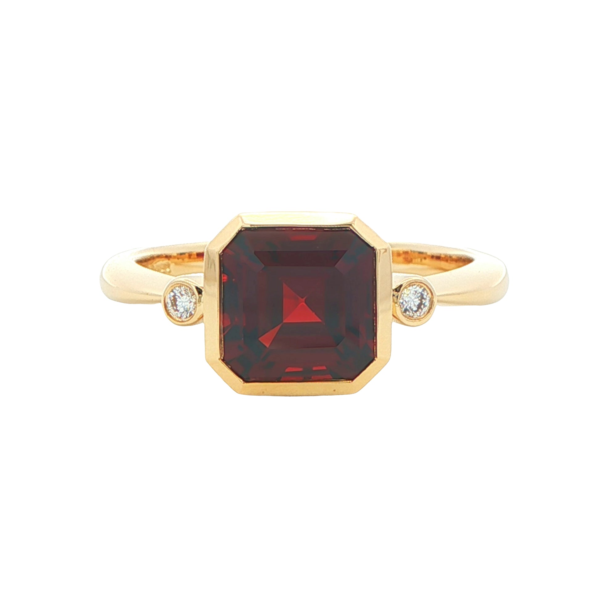 Garnet and Diamond Dress Ring Gardiner Brothers
