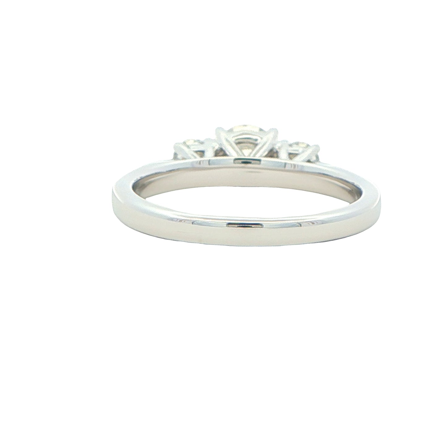 Platinum Round Brilliant Cut Diamond 3 Stone Ring - 1.02cts Gardiner Brothers