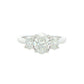 Platinum Oval Shaped Diamond 3 Stone Ring - 1.80cts Gardiner Brothers