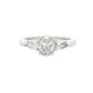 Platinum Oval and pear shaped diamond 3 stone ring - 1.00cts Gardiner Brothers