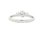 Platinum Oval and round brilliant cut diamond 3 stone ring - 0.80cts Gardiner Brothers
