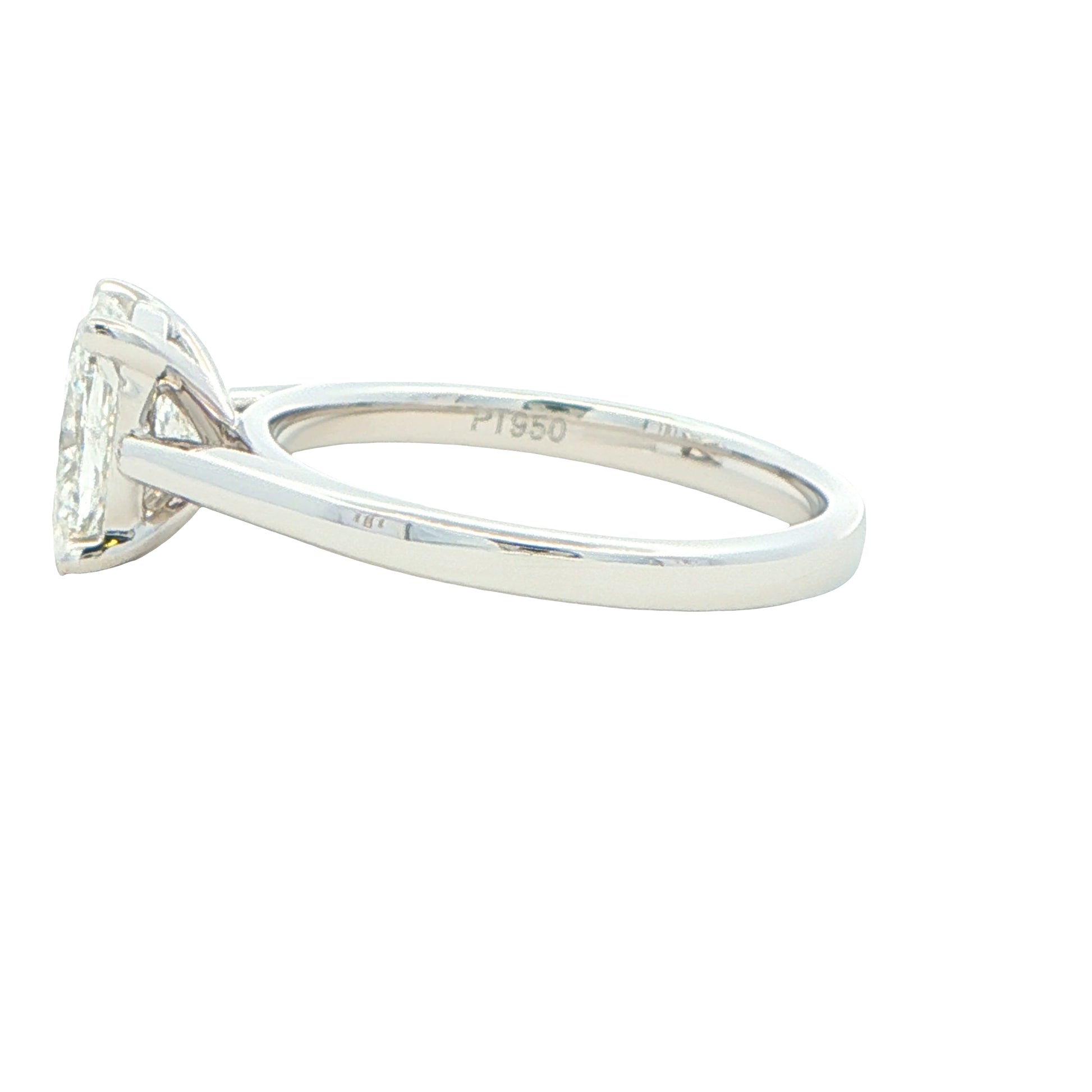 Platinum Elongated Cushion Shaped Diamond Solitaire Ring - 1.50cts Gardiner Brothers